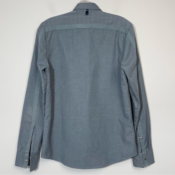 WRK Work Rest Karma Quilted Snap Button Down Flannel Shirt Casual Grid Mens XS - Picture 7 of 15